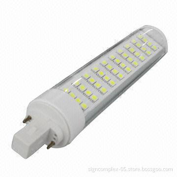 G24 LED Light with 9/9.5W Power Consumption, Energy Consumption, 50% Save Energy